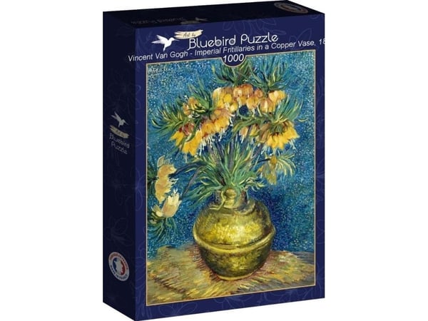 Bluebird puslespill 1000 brikker - Blomster i kobbervase, Vincent