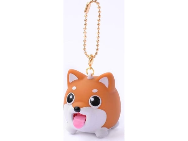 Jibber Pet Charms corgi nyckelring brun