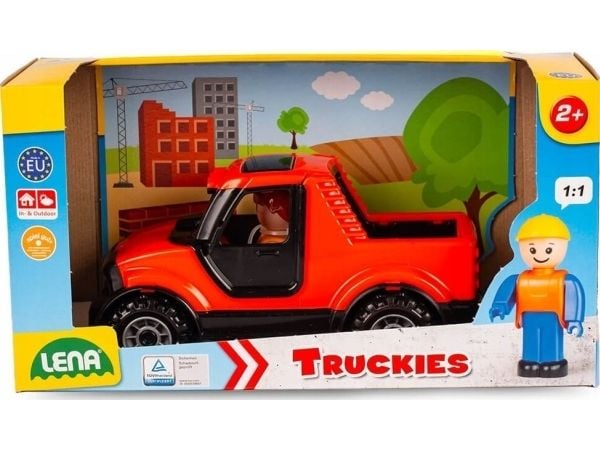Lena 01628, Truck, 2 år, Metall, Flerfarget