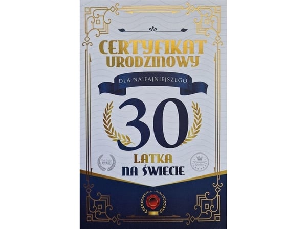 Gratulasjonskort 30-års mann