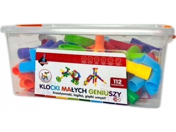 Askato Klocki Mały Geniuszy - Jungtys 112 dalių