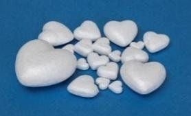BREWIS styrofoam-hjerter - 20 stk