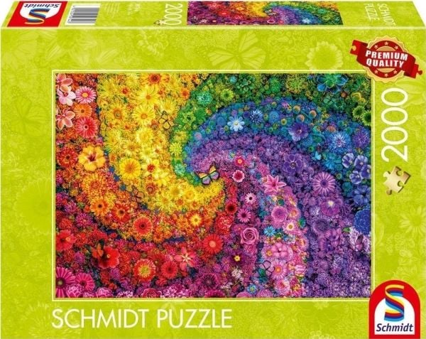 Schmidt Spiele 59744, 2000 stykker, farger og plantekasse, 12 år