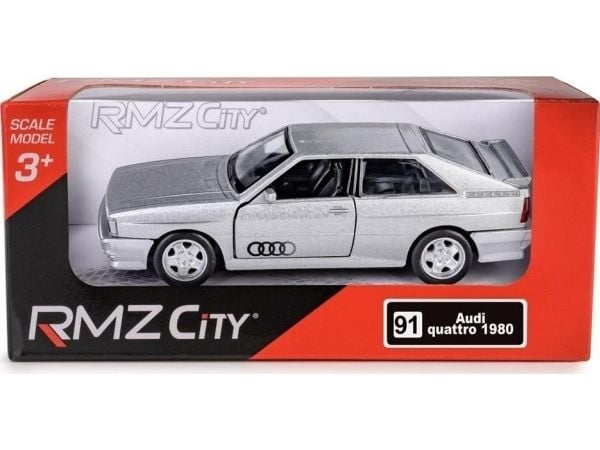 Modell RMZ Audi QuatroCoupe 80-91 sølv K-999 19994