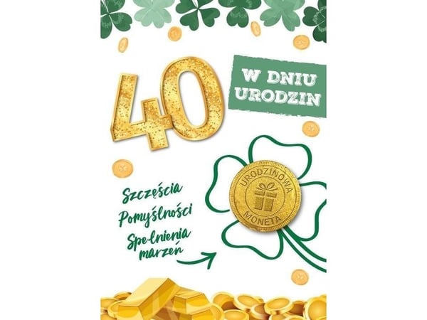 Födelsedagskort 40 år