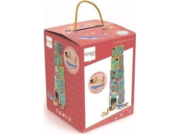 Scratch pedagogisk pyramide med figurer Ocean