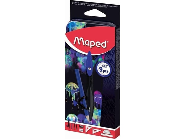 Maped Maped geometrinen Deepsea, 9 elementtiä