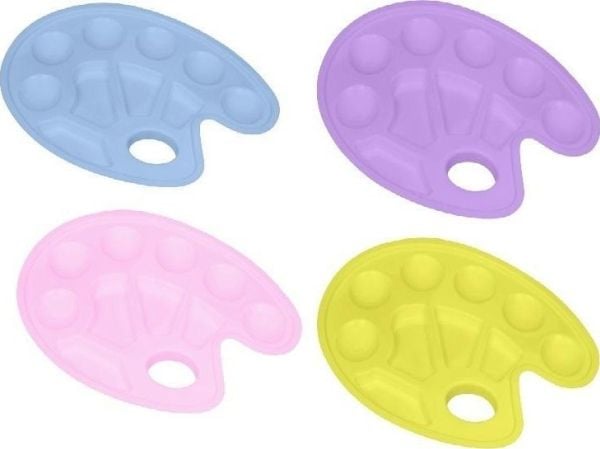 Blandepalett for pastellmaling blanding