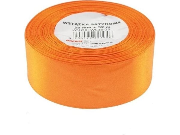 Oranssi satiininauha 38mmx32m
