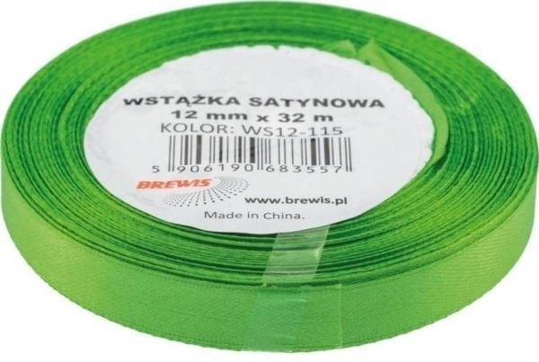 BREWIS satengbånd grønt 12 mm x 32 m