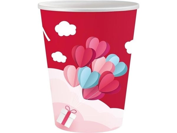 GoDan papirkopper Love 250 ml 6 stk