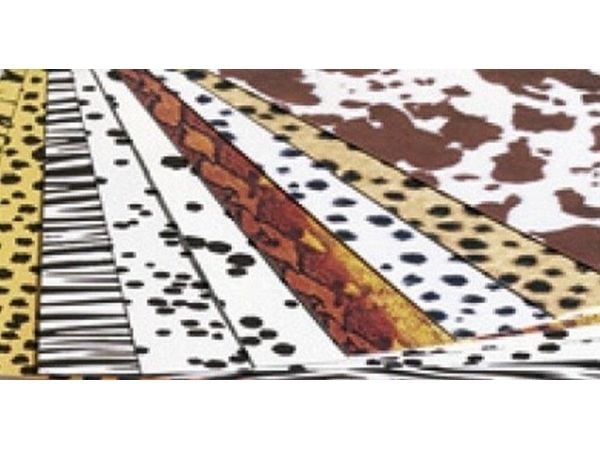MFP papir papp med dyremotiver 25x35 cm 8 ark