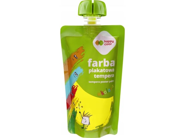 Happy Color neon plakatmaling tempera gul 100 ml HA 3310 0100-01 HAPPY COLOR