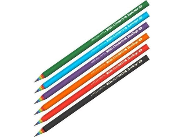 Berlingo Rainbow HB blyant, MIX