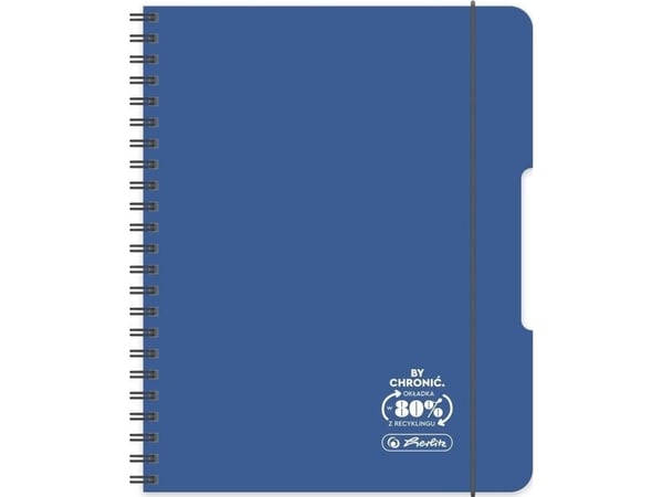 Herlitz spiralhefte B5/80K ruter Ocean (2 stk)