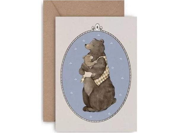 Grupa Kreatywna gratulasjonskort Pappa - Daddy Bear