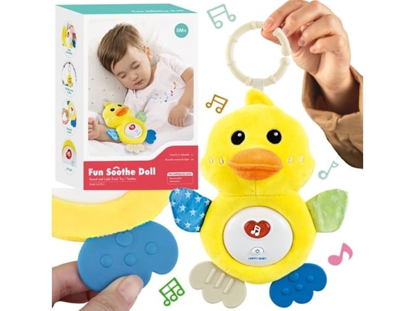 Duckie kosedyr/sovevenn 37 cm MIX
