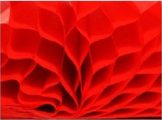 Aha tredimensjonalt absorberende papir rød 20x33 cm