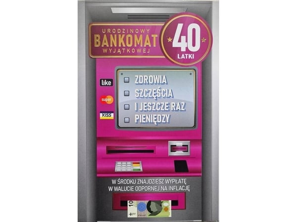 Yeku födelsedagskort 40 år, dam