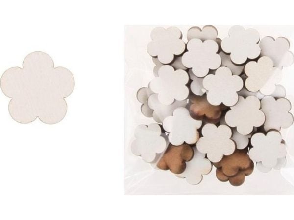 Cresco julepynt i tre 36 stk liten blomst