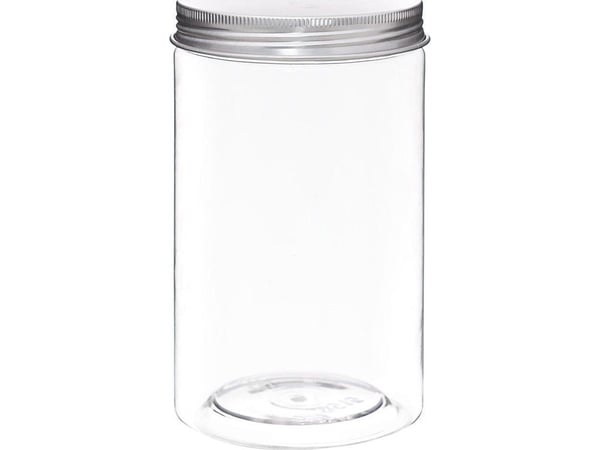 Versa glasskrukke med aluminiumsdeksel 8,5x15 cm