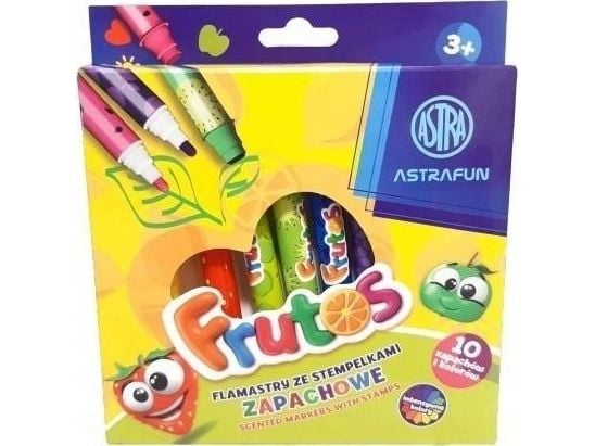 Astra flate runda stämplar 10 kol ASTRA