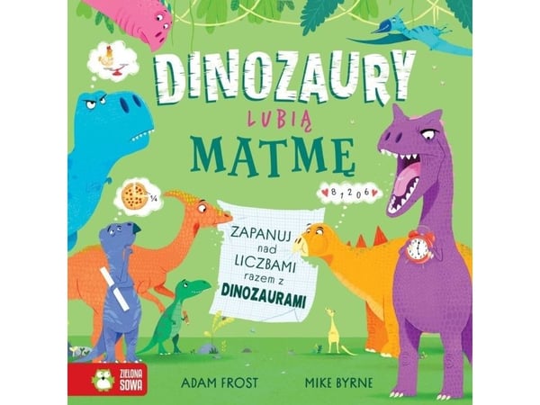 Zielona Sowa dinosaurer liker matte
