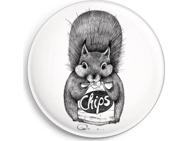 Magnet Ekorn med chips