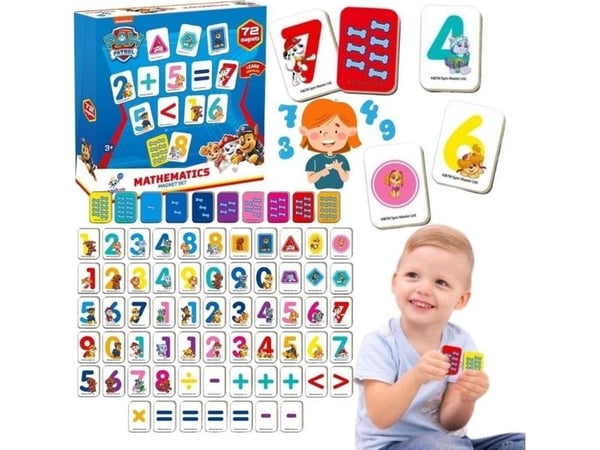 Media Service Zawada magneter Paw Patrol lær å telle