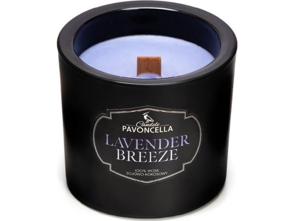 Lavendel Breeze soyalys svart 170g Lavendel Breeze soyalys svart 170g
