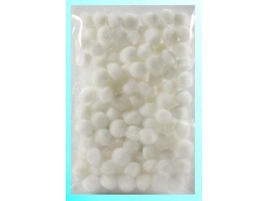 Hvite pom poms 10 mm 100 stk Hvite pom poms 10 mm 100 stk