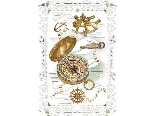 DA VINCI kort 12x18 cm + konvolutt Reise