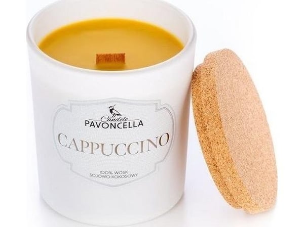 Cappuccino soya-lys hvit 135 g