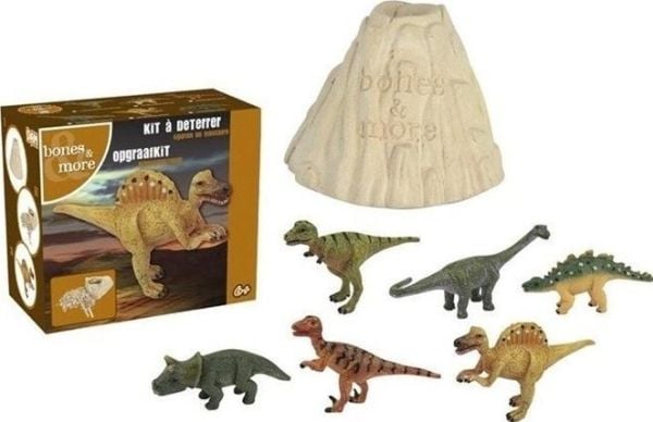 RMS figur stor dinosaurfigur - utgraving fra vulkanen MIX