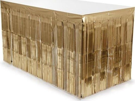 Folielist med tofsar guld 300x80cm