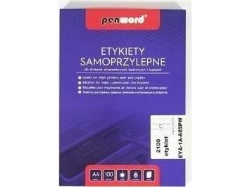 Dotts selvklebende etiketter A4/100K 21x70x42,3 mm