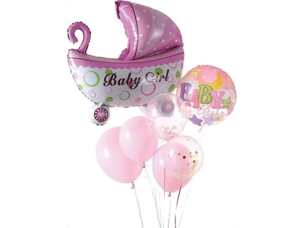 MK TRADE ballongsett Girl 9 deler