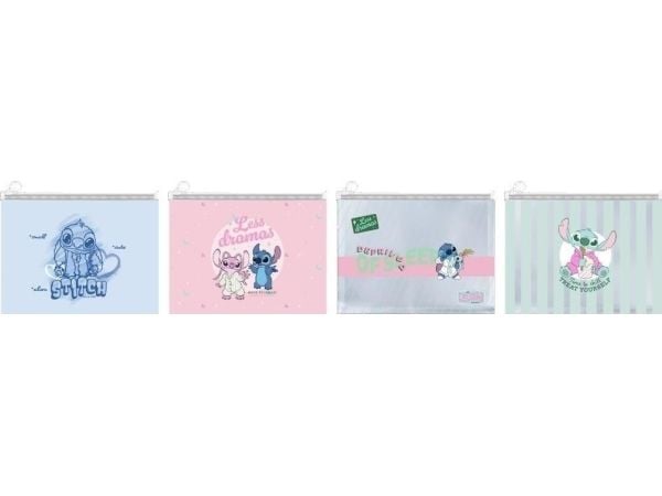 Beniamin A4 mappe i PVC med glidelås Stitch mix