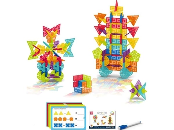Askato Geometriske blokker Snøfnugg Askato Little Geniuses blokker