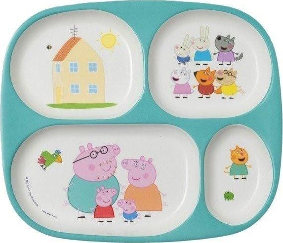 Petit Jour Paris delt tallerken Grisefrøken Peppa