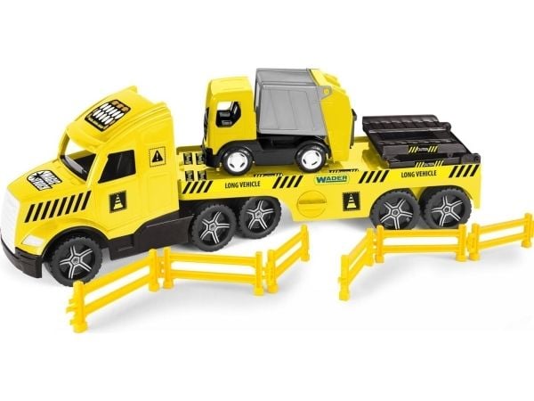 Wader WADER 36441 Magic Truck Technic lastbil ZE-småskrot (sopbil)