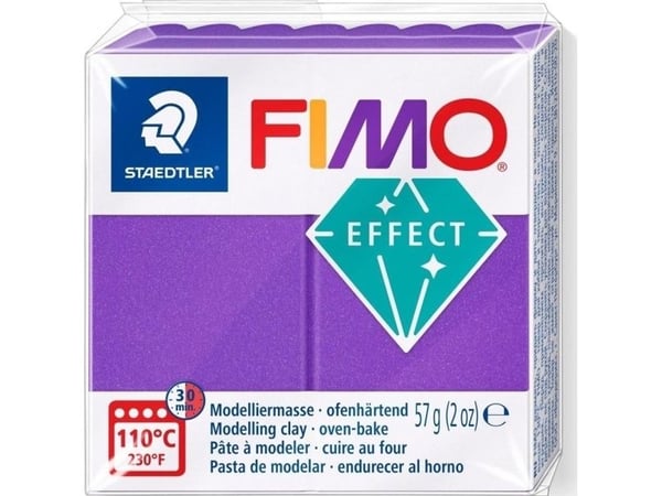 Fimo lämpökovettuva yhdiste 57g violetti metallia