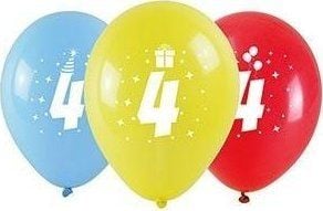 Arpex Ballonger med trykk 28 cm 4 (3 stk)
