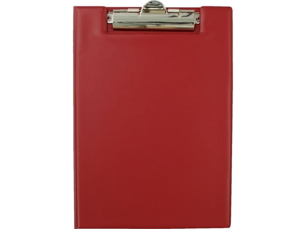 Biurfol mappe med klemme A5 - bordeaux KH-03-05
