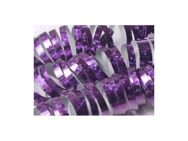 Lys pink holografisk serpentin