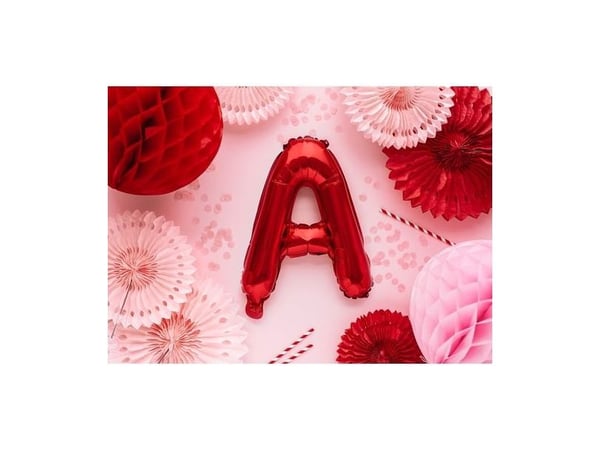Party Deco pappersbollar sugrör, röd, 10 cm (universell)