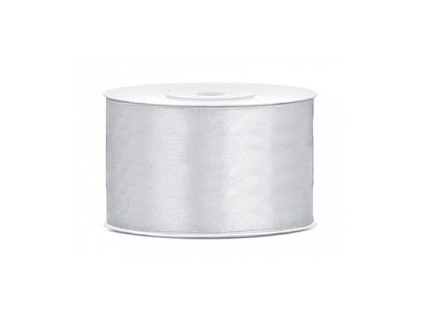 Silver satinband 38 mm