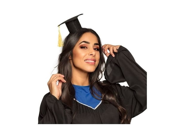 Gradueringshat på hårbøjle