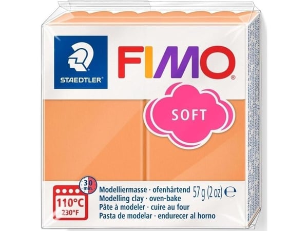 Staedtler FIMO 8020-T41, modellervoks for barn, leire, oransje