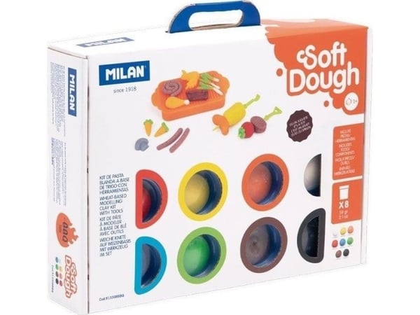 Barbecue modellervoks 59 g 8 farger MILAN